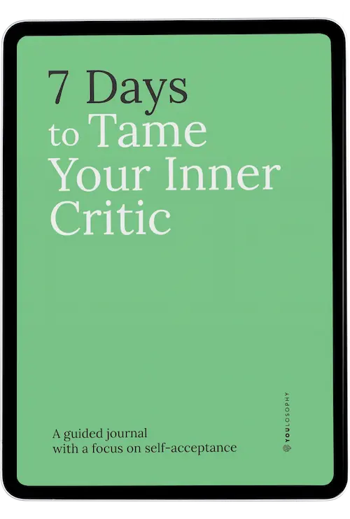Inner Critic cover on tablet